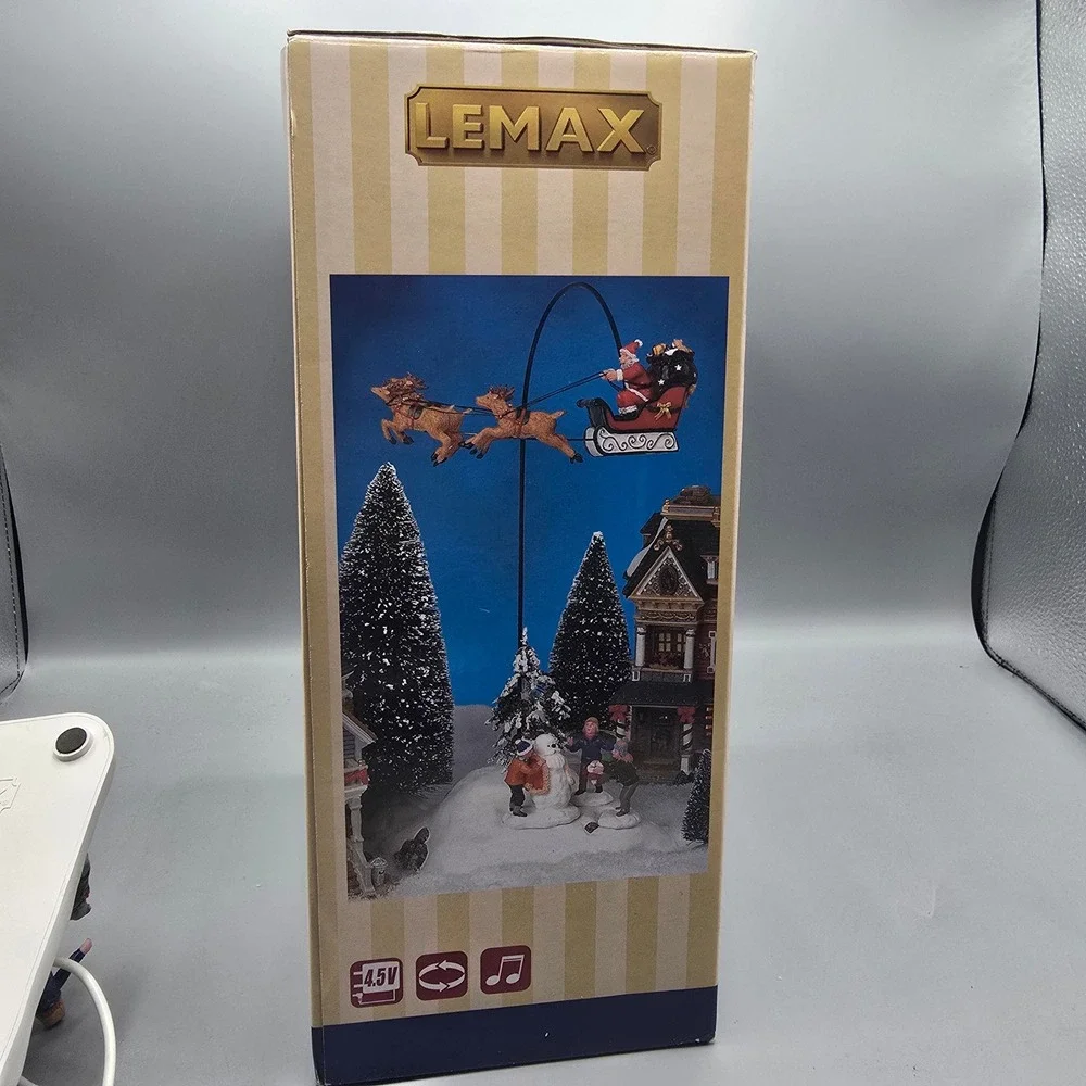 Lemax Santa Comes To Town Animated Christmas Village 54353 Sights & Sounds